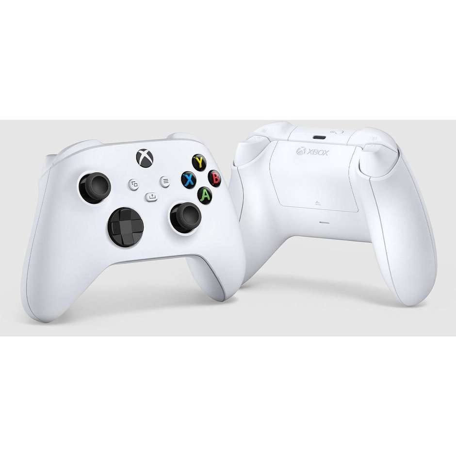 Microsoft Xbox Controller Wireless per Xbox Series X|S PC e Mobile Colore Robot White con D-Pad Ibrido e Bluetooth QAS-00009